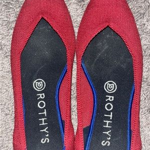 Red Rothy’s.. Size 8 The Point
